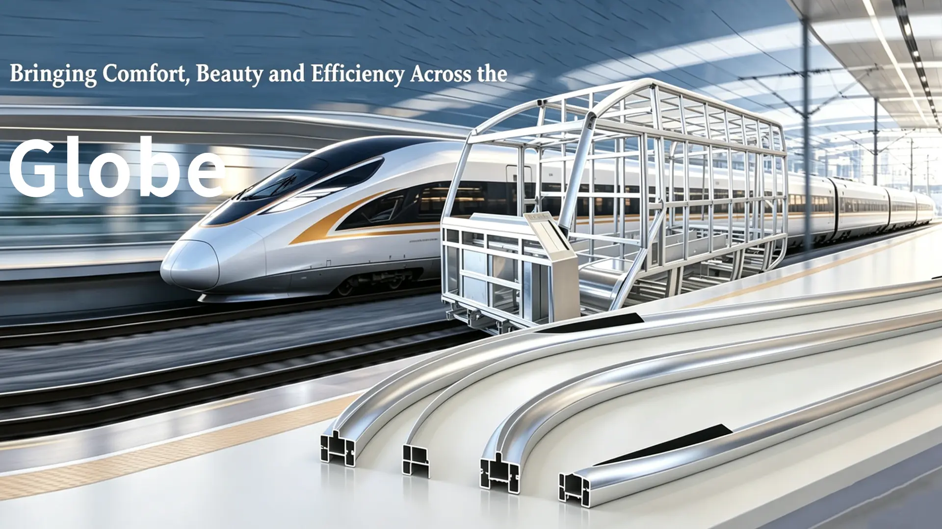 Kangjian aluminum extrusion production line with 2500T press equipment