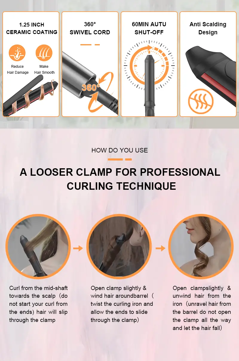 Professional Hair Curler Details 8