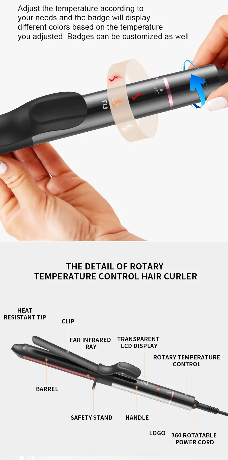 Curling iron details image 3