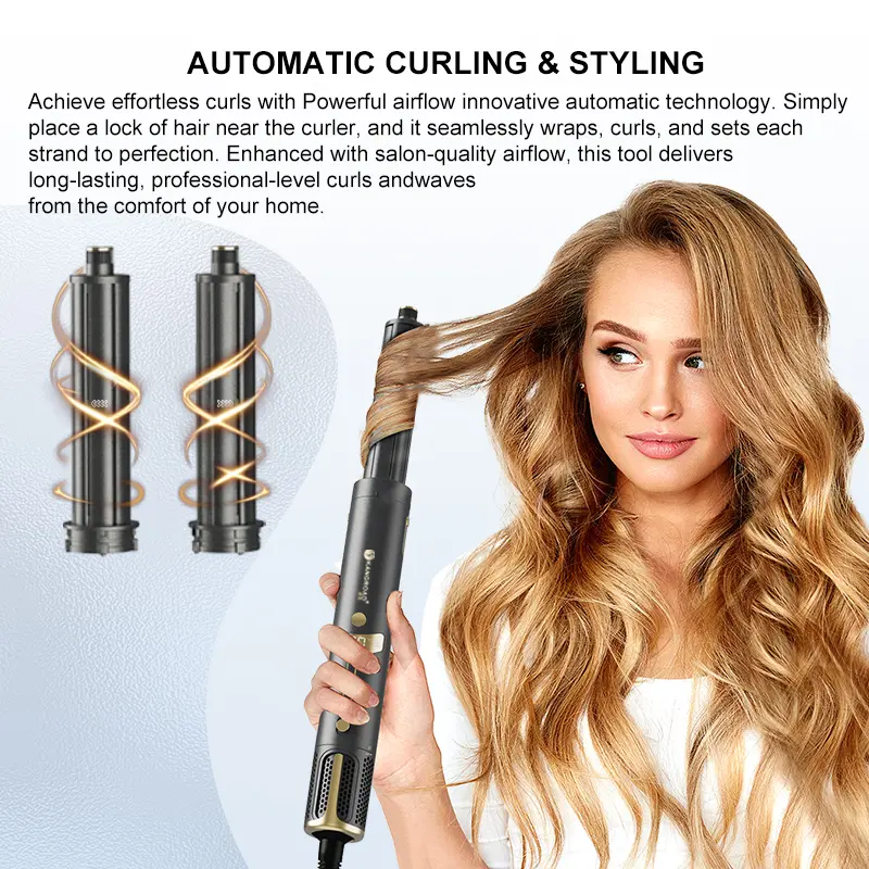 Custom OEM Plasma Hair Blow Dryer With Dual Voltage, Multi Brush & Air Styler Manufacturer, Supplier