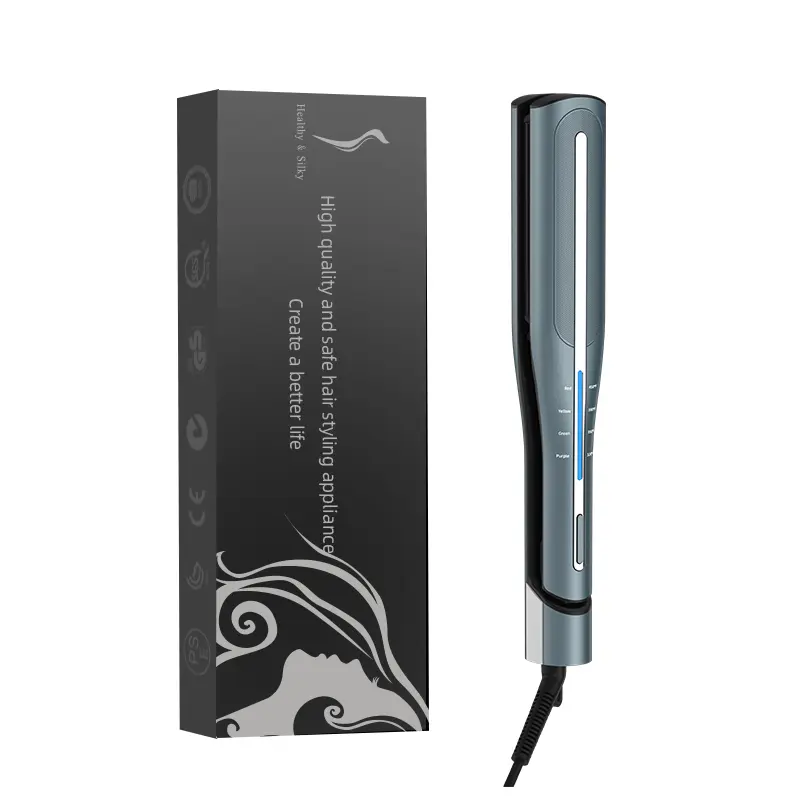 Custom Ionic Hair Straightener With Auto Shut-Off and Floating Plates