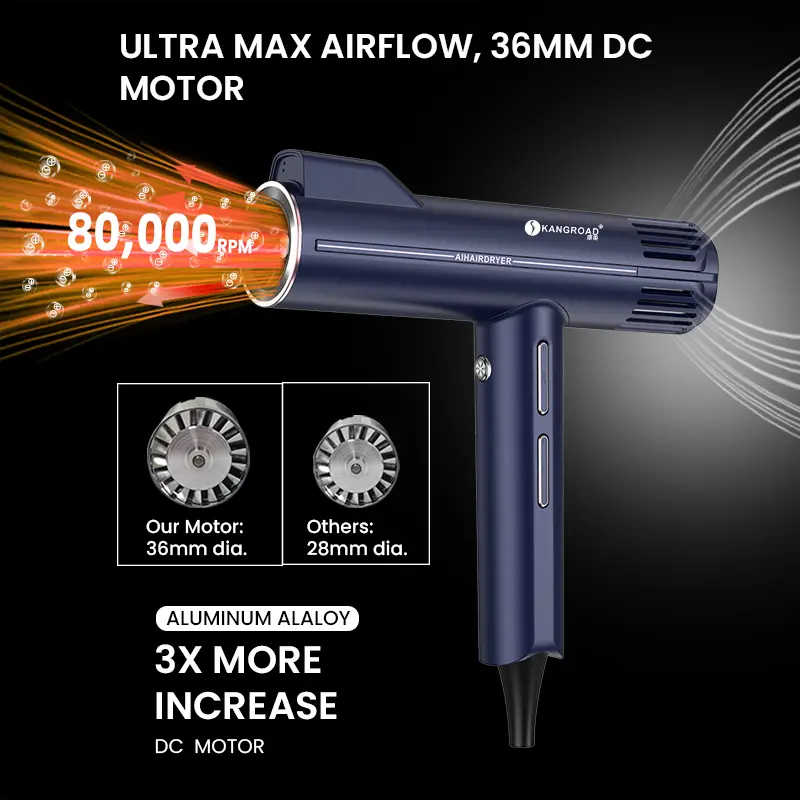 Custom High-speed Smart hair dryer plasma ionc blow dryer for salon