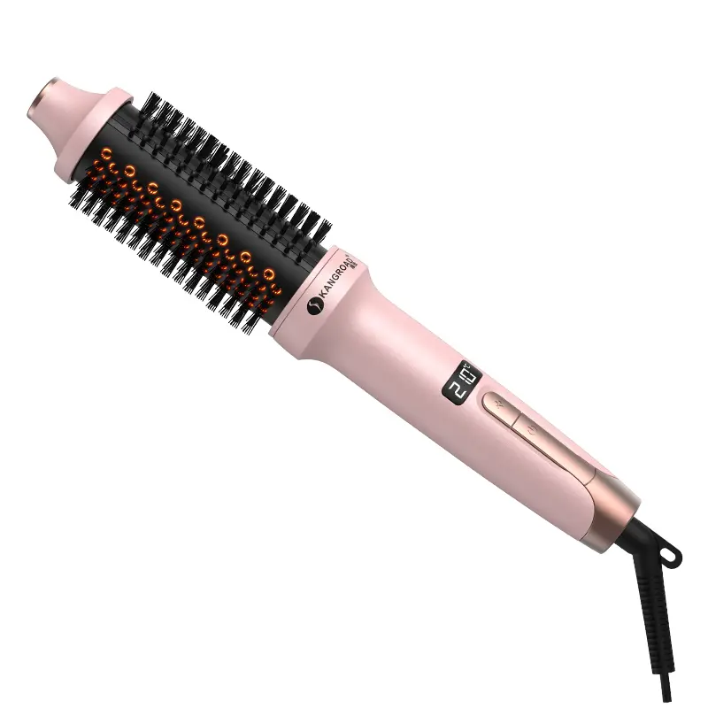 custom 1.5-inch thermal brush with plasma infrared hair curler brush