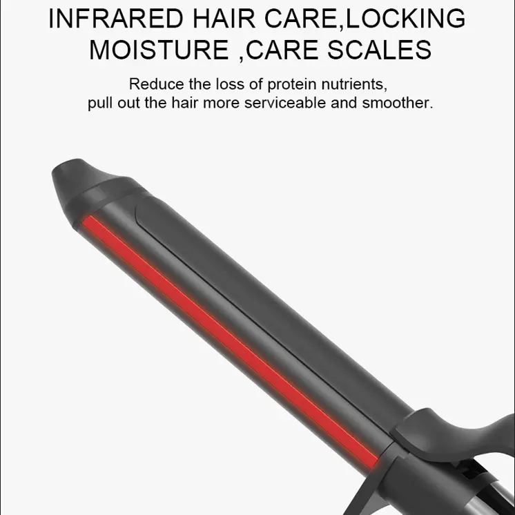 Custom ​Factory Oval Ceramic Curling Iron With Infrared Tech & Temp Control​​ Manufacturer, Manufacturers