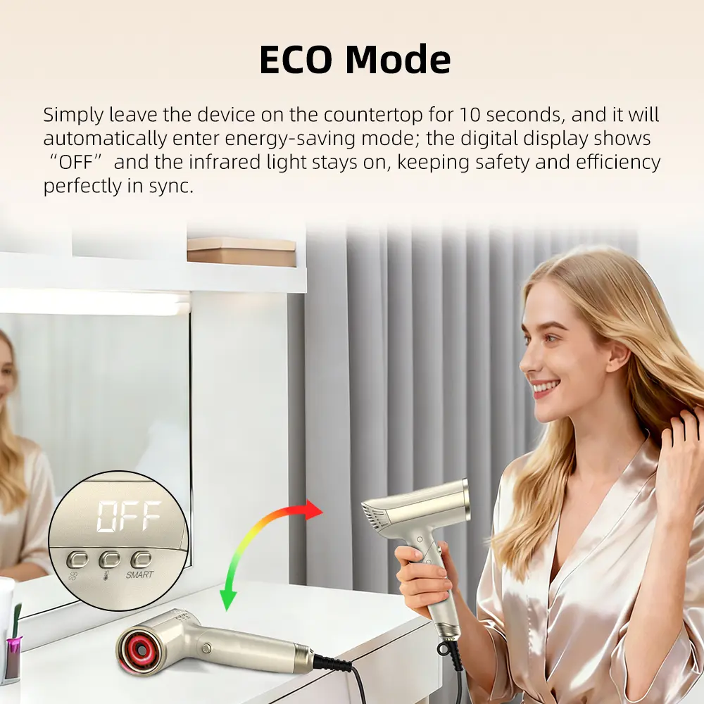 Custom high-speed Smart Sensor hair dryer with million plasma and infrared Supplier, Suppliers