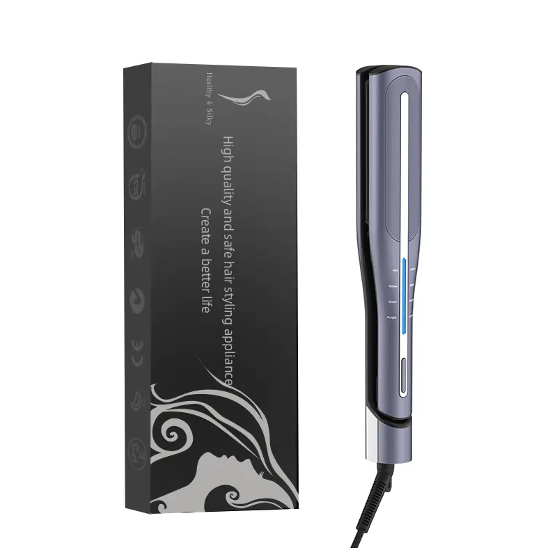 Custom Ionic Hair Straightener With Auto Shut-Off and Floating Plates