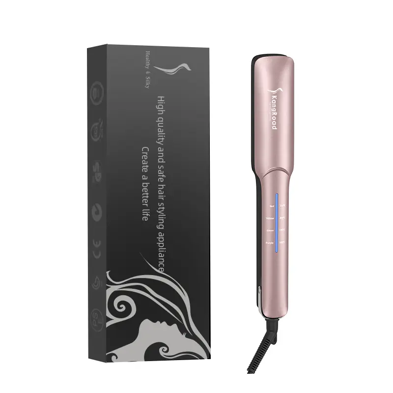 Custom OEM RGB Dazzle Hair Straightener with Dual Voltage & Ionic Technology Manufacturers, Supplier