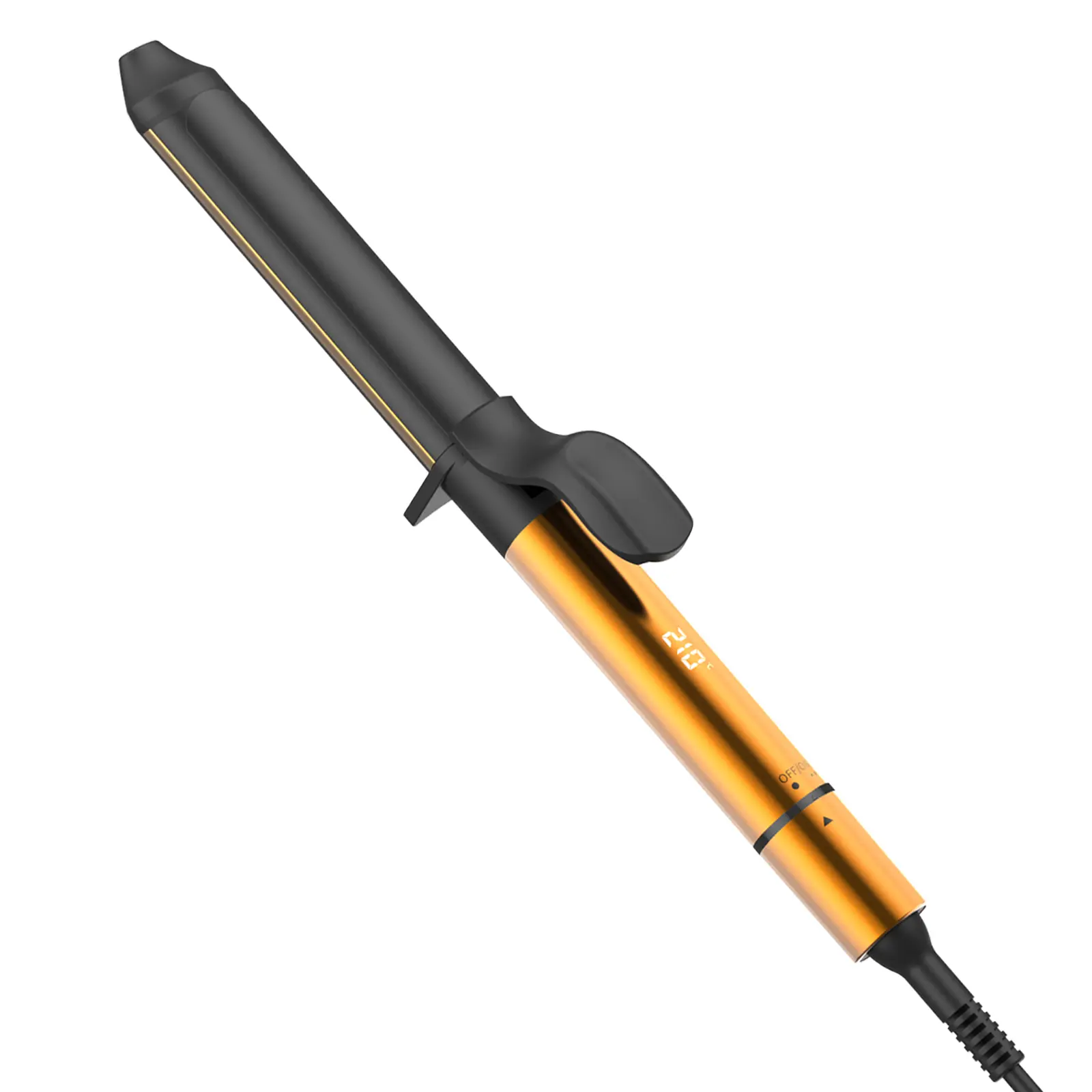 Custom OEM 25mm Ceramic Curling Iron with Rotary Temp Control, Dual Voltage Supplier, Factories