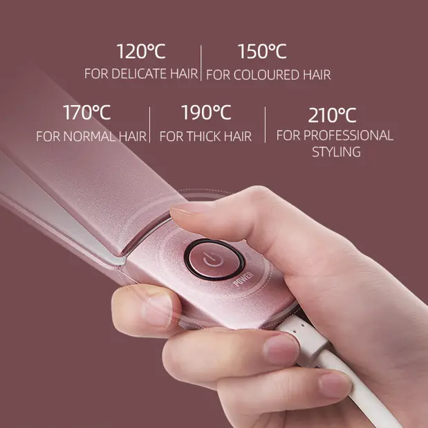 Custom Ultra-Thin Ceramic Flat Iron with Precise Temperature Control
