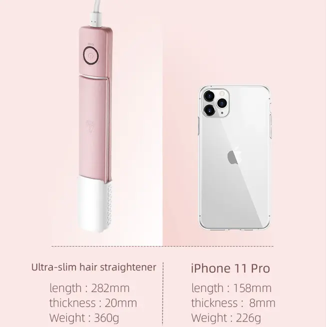 Custom Ultra-Thin Ceramic Flat Iron with Precise Temperature Control