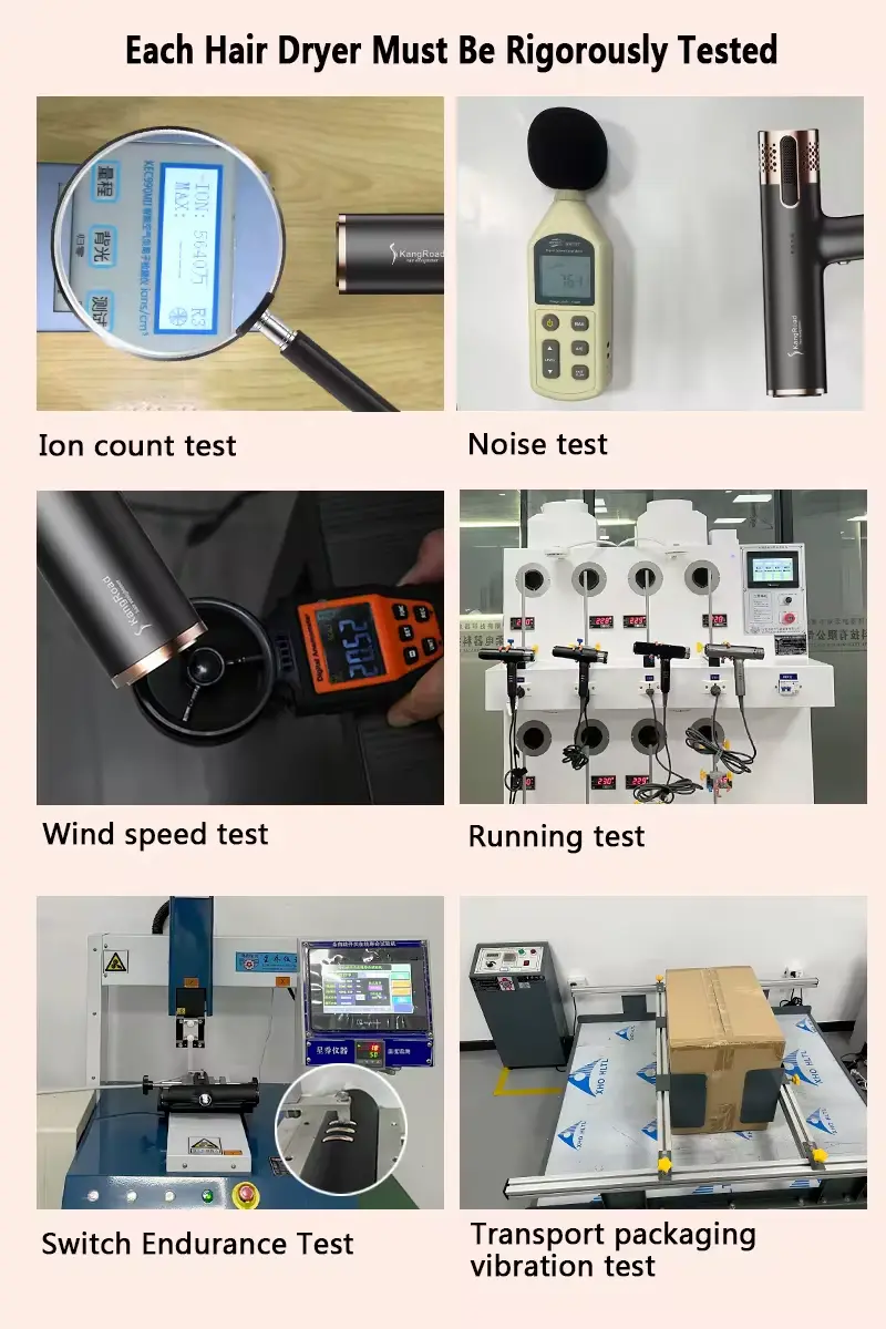 High speed negative ions hair dryer details 3