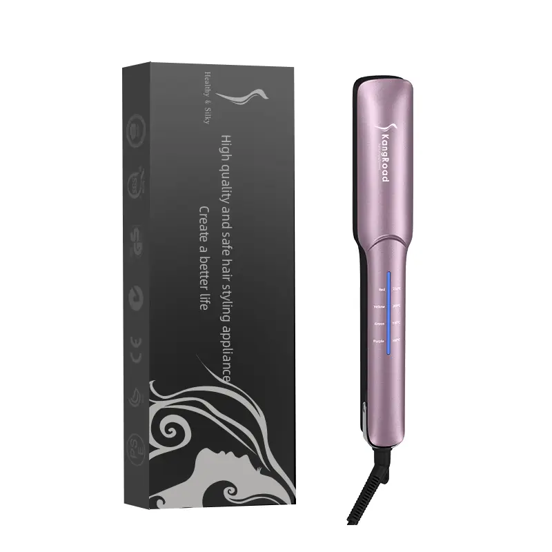 Custom OEM RGB Dazzle Hair Straightener with Dual Voltage & Ionic Technology Manufacturers, Supplier