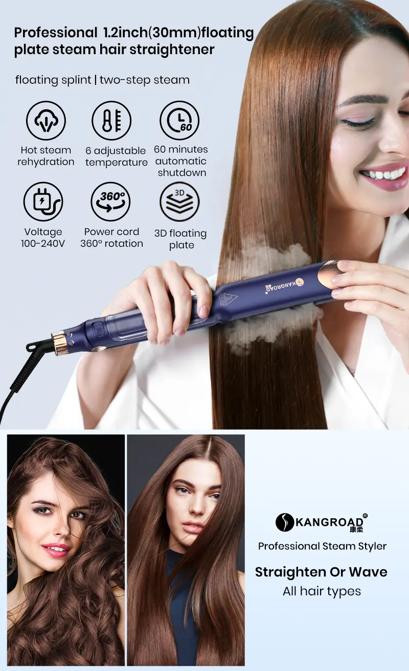 Steam Hair Straightener Detail 1