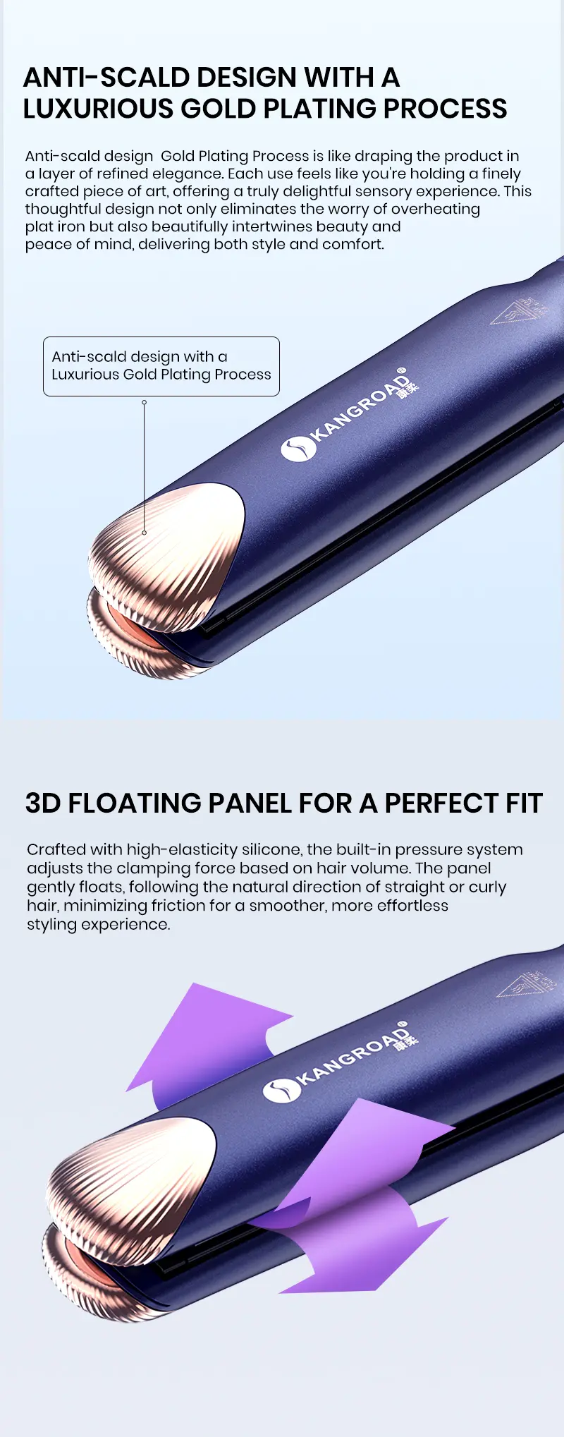 Steam Hair Straightener Detail 3