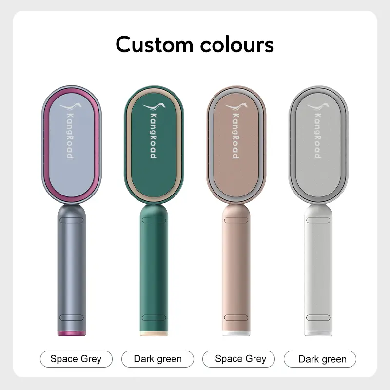 Custom Customized Hair Straightener Brush With Negative Ion And Ceramic Plate Factory, Factories