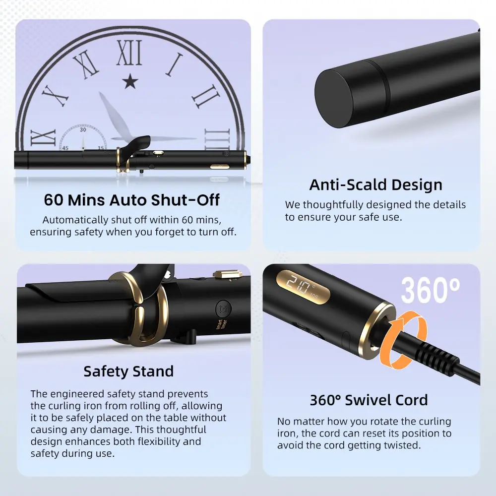60 minutes auto shut off and selling points