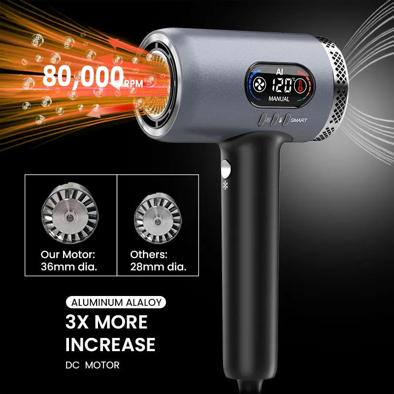 Wholesale Customized Smart hair blow dryer with Plasma high-speed hair dryer Manufacturer, Supplier