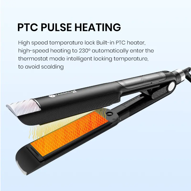 Wholesale OEM Steam Hair Straightener with Moisturizing And Fast-Heating Tech Supplier, Factory