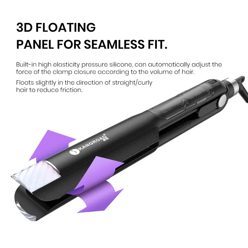 Wholesale OEM Steam Hair Straightener with Moisturizing And Fast-Heating Tech Supplier, Factory
