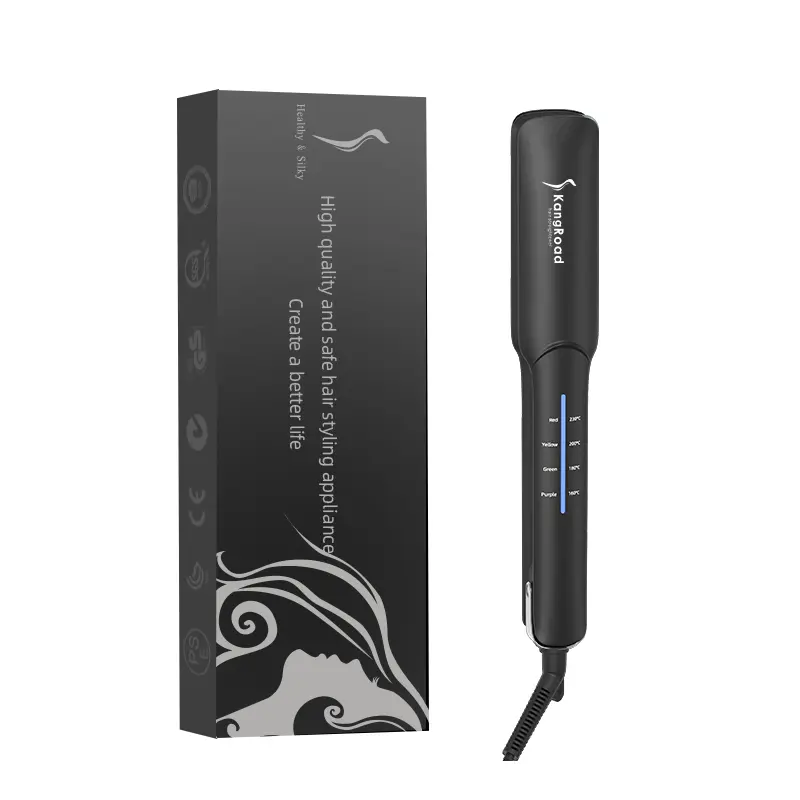 Custom OEM RGB Dazzle Hair Straightener with Dual Voltage & Ionic Technology Manufacturers, Supplier
