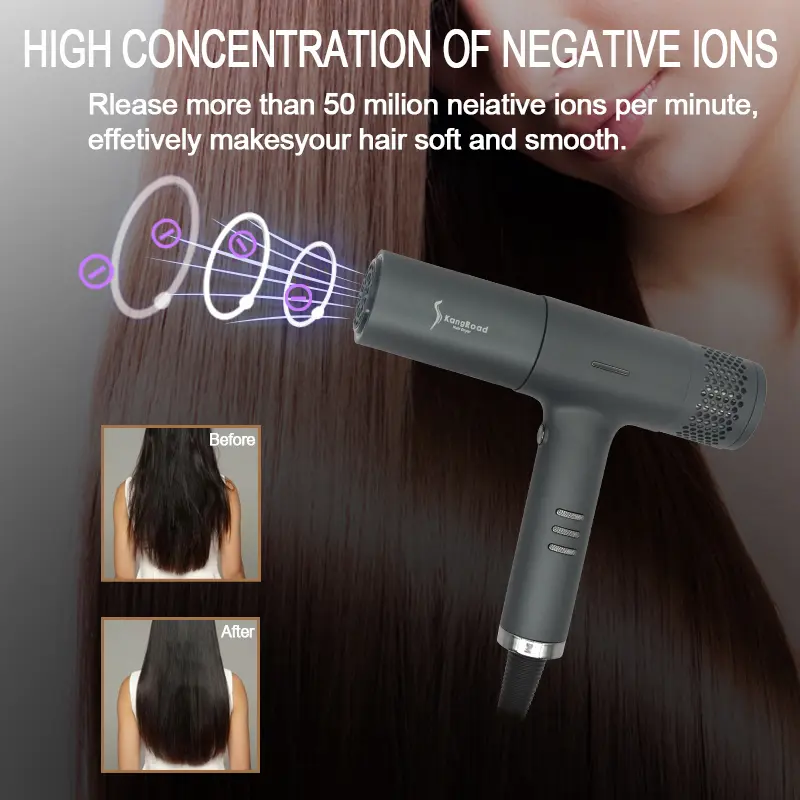 Custom OEM Ionic Hair Blow Dryer With 110,000 RPM BLDC Motor & Self Cleaning Manufacturer, Factories