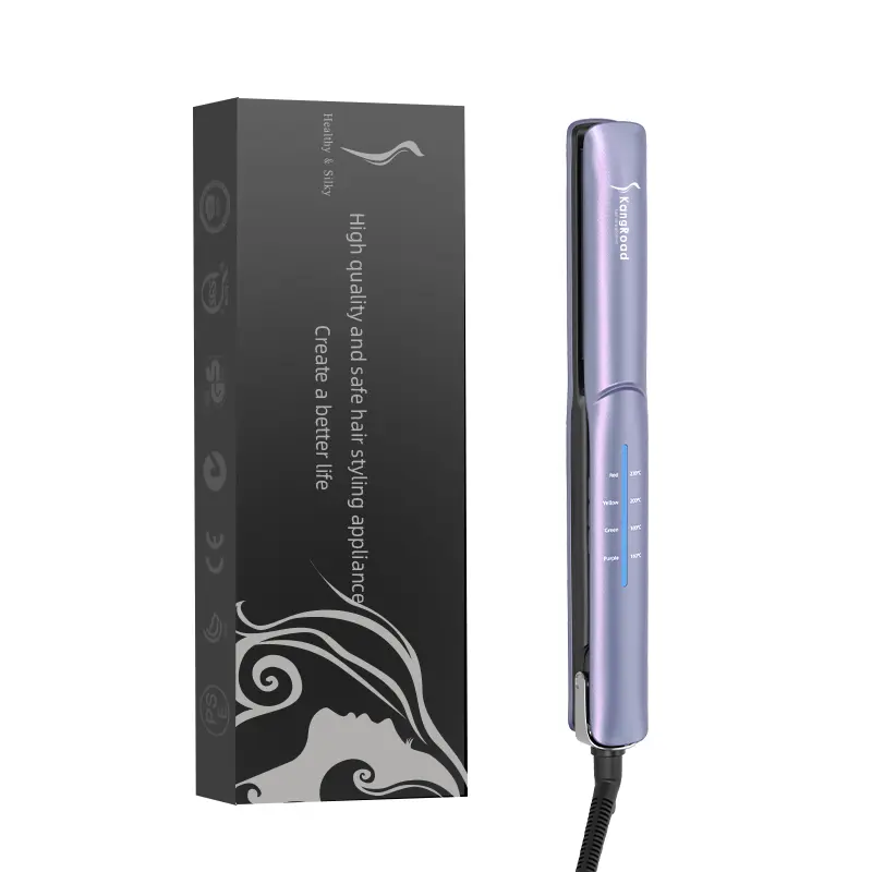 Custom Salon Flat Iron Ionic Hair Straightener With Ceramic Coating