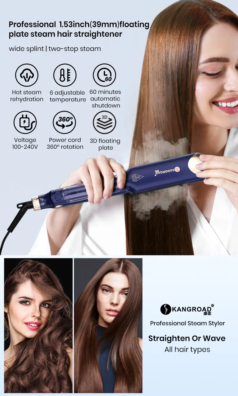 Infrared and Steam Hair Straightener details 1