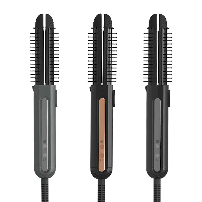 Custom OEM Ceramic Hair Tool 2 in 1 Hair Straightener & Curler With Cool Air Manufacturers, Factory