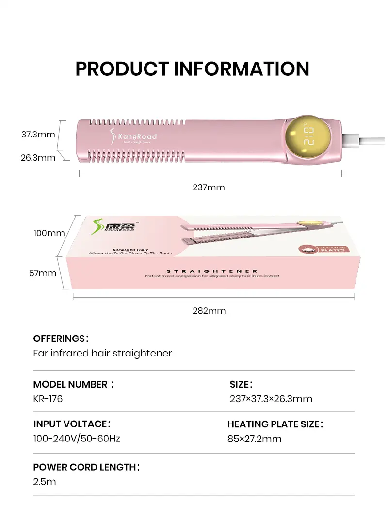 Ultra-slim hair straightener view 12