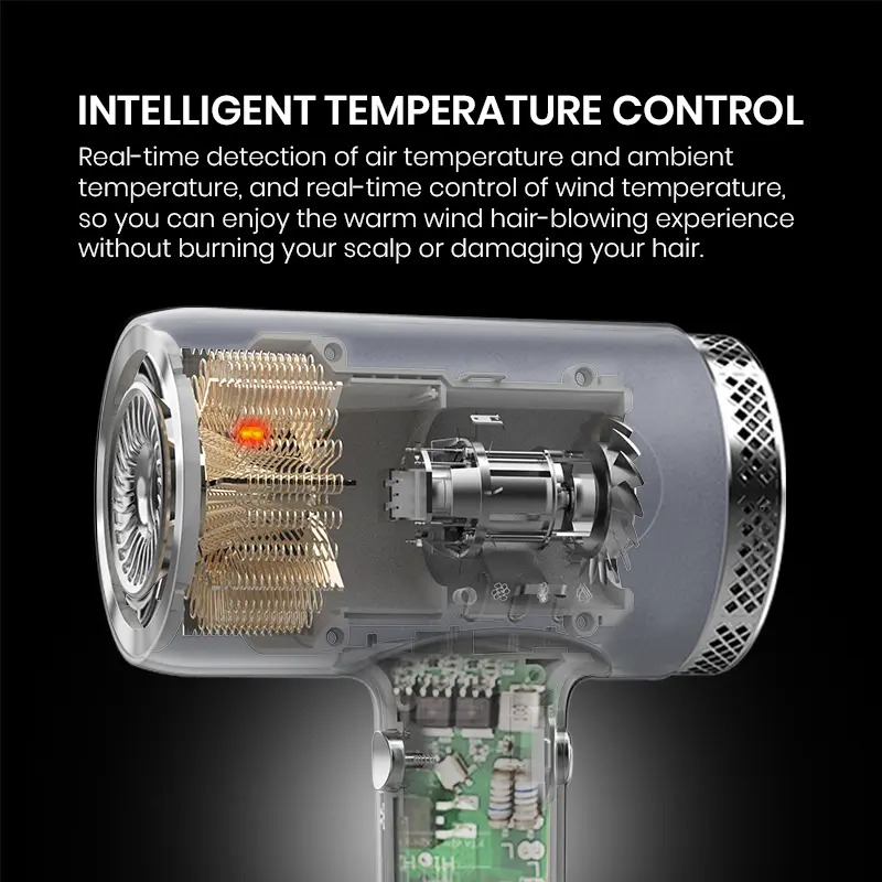 Custom High-Speed 1700W Hair Dryer with Plasma Technology & Strong Air