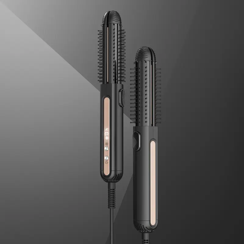 Custom OEM Ceramic Hair Tool 2 in 1 Hair Straightener & Curler With Cool Air Manufacturers, Factory