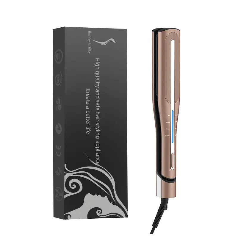 Custom Ionic Hair Straightener With Auto Shut-Off and Floating Plates