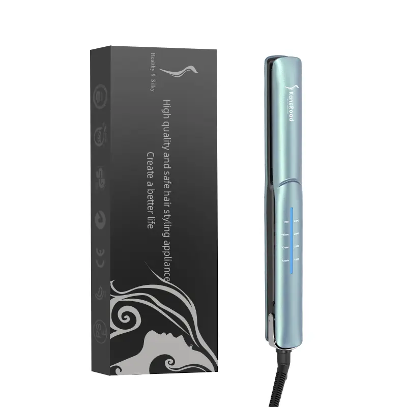 Custom Salon Flat Iron Ionic Hair Straightener With Ceramic Coating