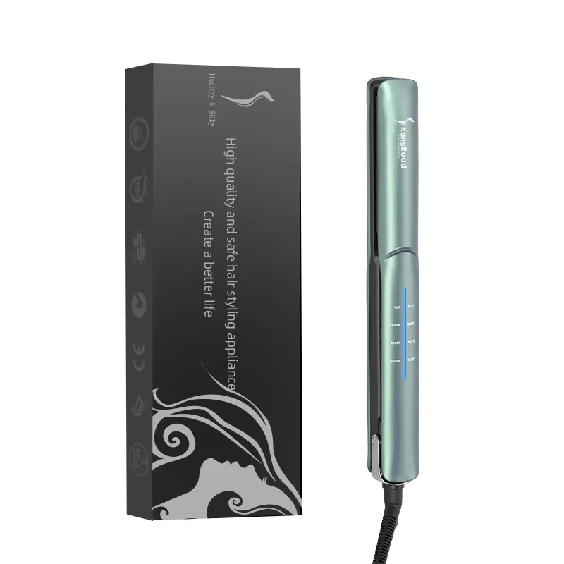 Custom Salon Flat Iron Ionic Hair Straightener With Ceramic Coating