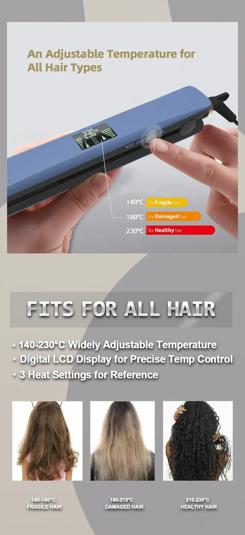 Hair Straightener Temperature Control