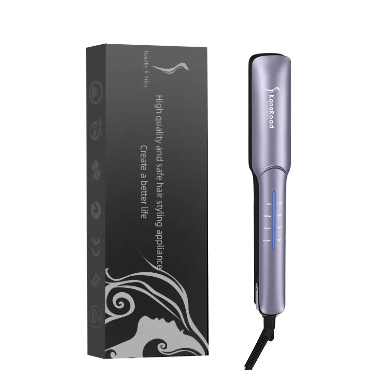 Custom OEM RGB Dazzle Hair Straightener with Dual Voltage & Ionic Technology Manufacturers, Supplier