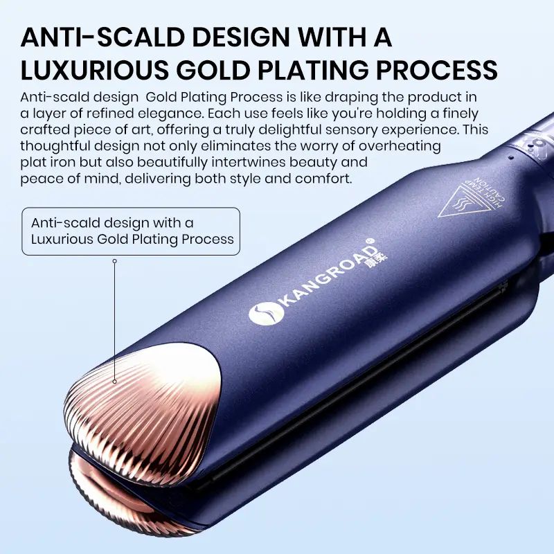 Custom Infrared Steam Hair Flat Iron with Fast Heat & Deep Hydration