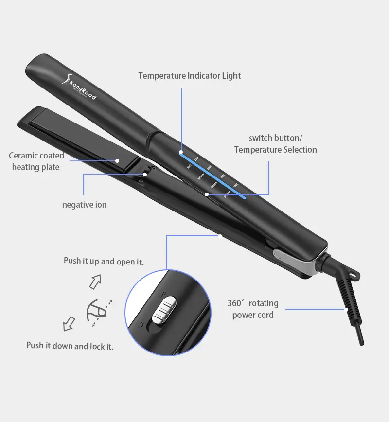 Hair Straightener Styling View 11