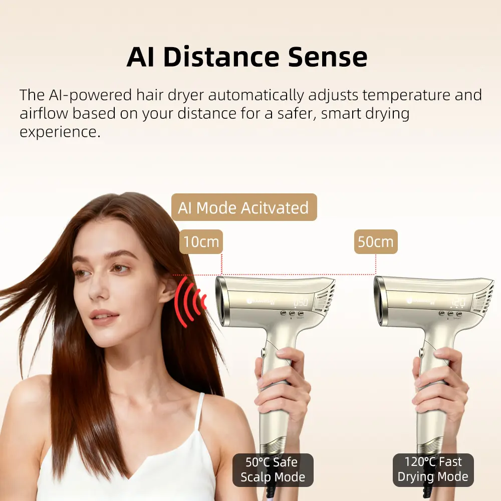 Custom high-speed Smart Sensor hair dryer with million plasma and infrared Supplier, Suppliers