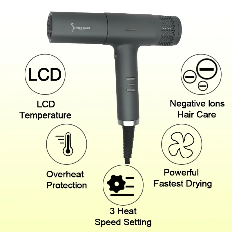 Custom OEM Ionic Hair Blow Dryer With 110,000 RPM BLDC Motor & Self Cleaning Manufacturer, Factories