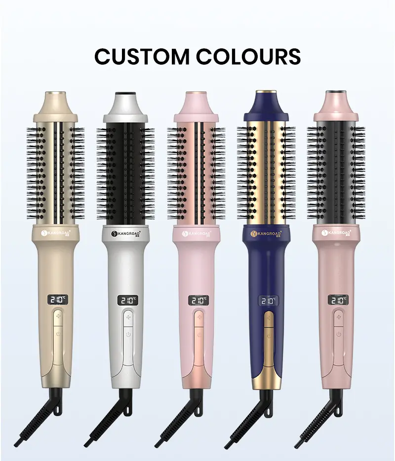 Professional heated hair curling brush view 8