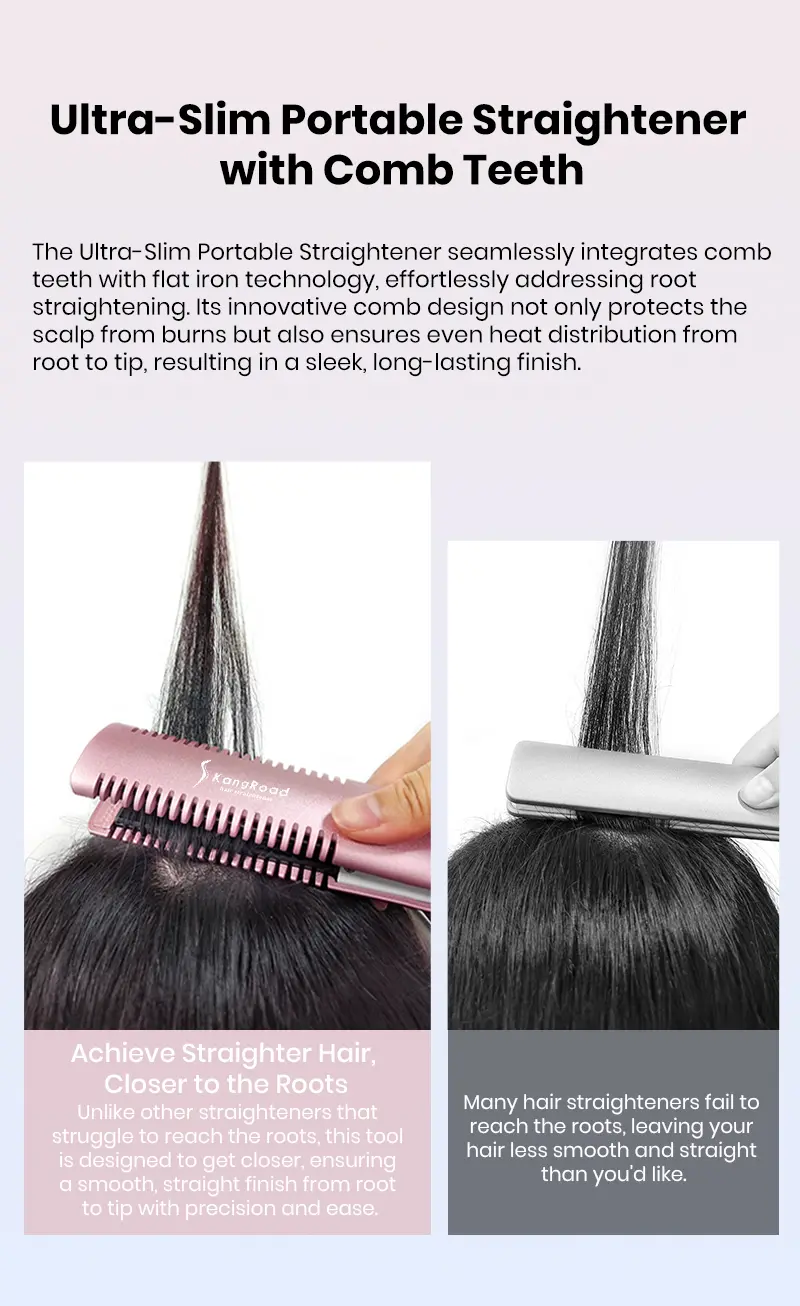 Ultra-slim hair straightener view 4