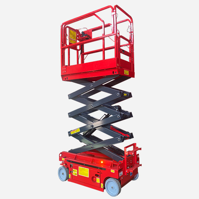 CE Certified Electric Scissor Lift Heavy Duty Hydraulic Lift With 12m Max Height For Auto Repair And Logistics