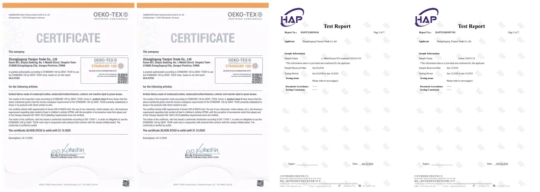 Certifications