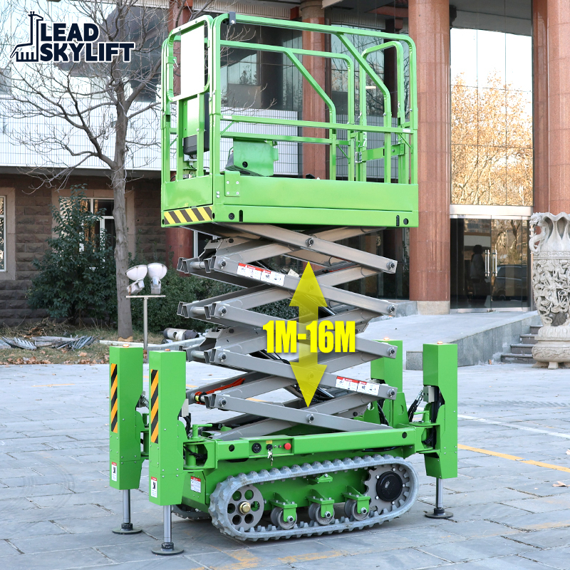 CE 4m 6m 8m 10m 12m 14m 16m Small Skyjack Tracked Automotive Scaffolding Lift Hydraulic Scissor Lift