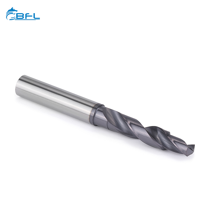 BFL Solid Carbide 2 Flute Coolant Drill Carbide Step Drill Bit for Metalworking Drilling