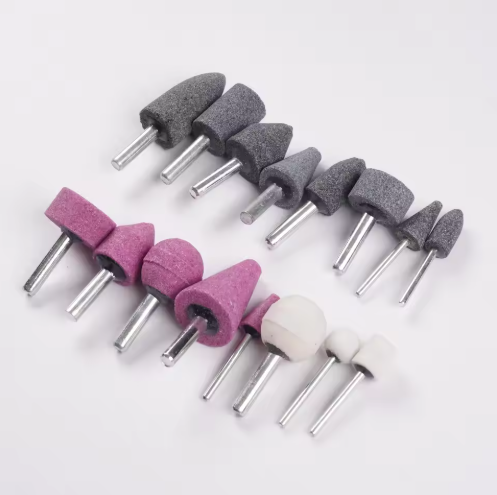 Abrasive Tools P40 Pink Color Ceramic Mounted Point Grinding Stone for Stainless and Metal Polishing