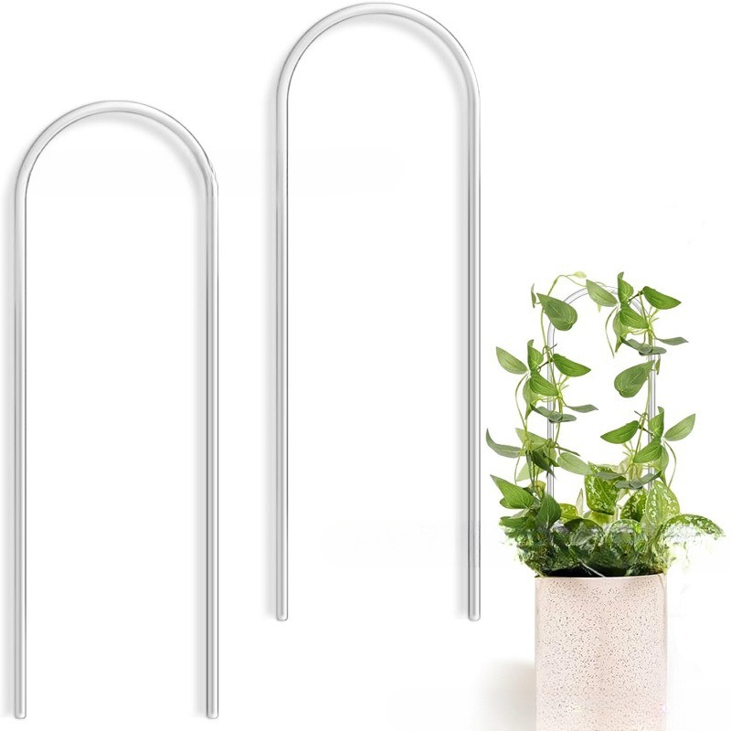 Clear Acrylic U-Shaped Plant Trellis