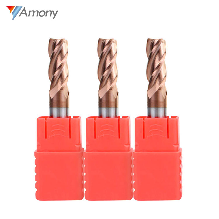 Flat Milling Cutter HRC55 Solid Carbide 4 Flutes CNC Endmill for Metalworking 6mm 8mm 12mm High Precision Tool