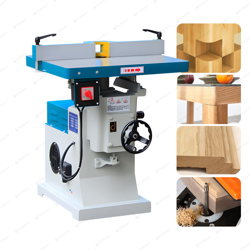 High Speed Trimming and Chamfering Machine 45 Degree Woodworking Slotting Sliding Table Spindle Moulder Vertical Milling Router